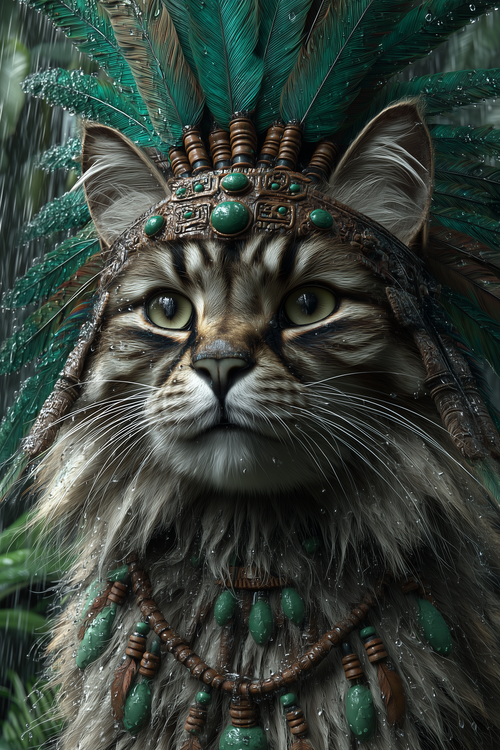 amazon-cat-art-print
