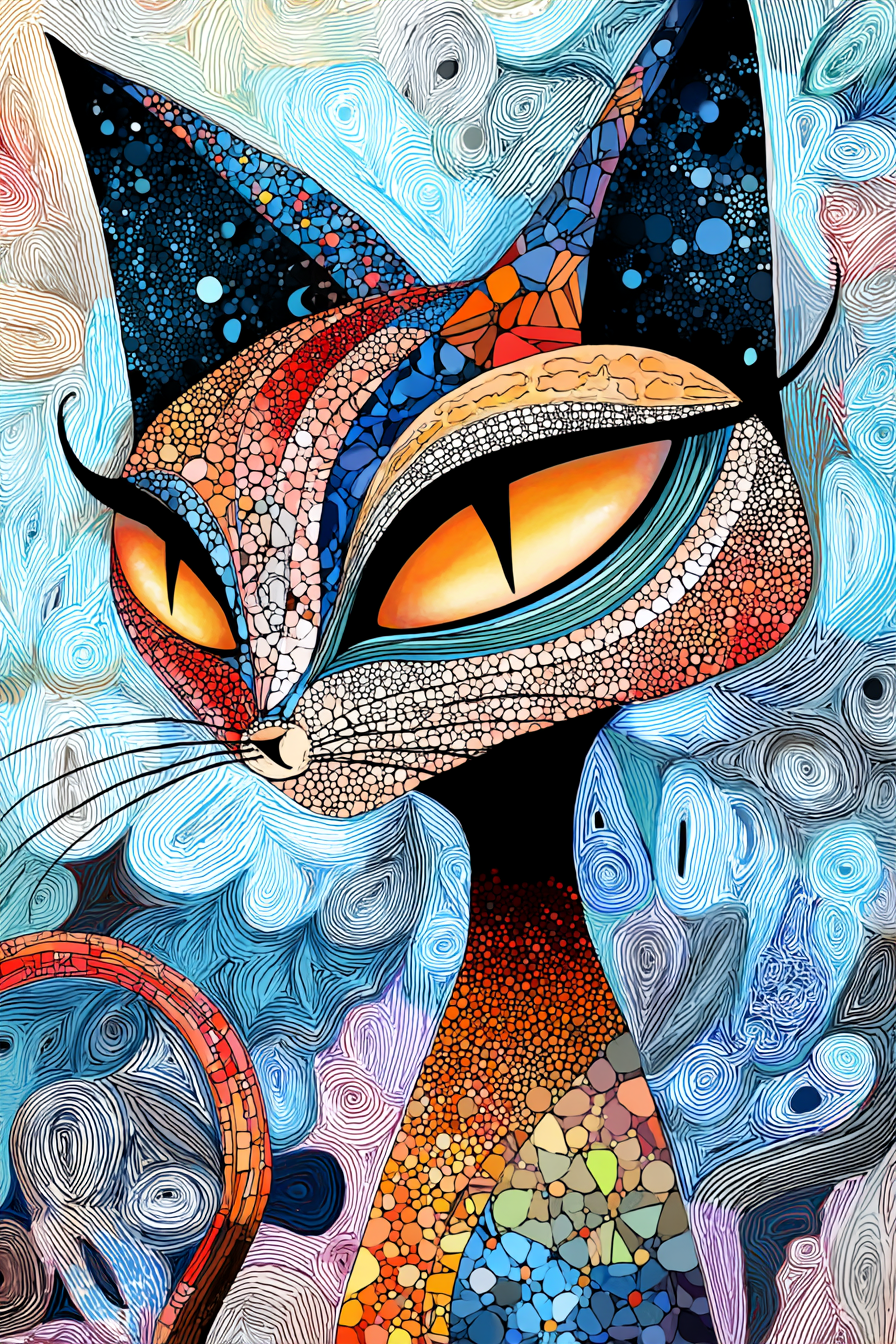 feline-portrait-print
