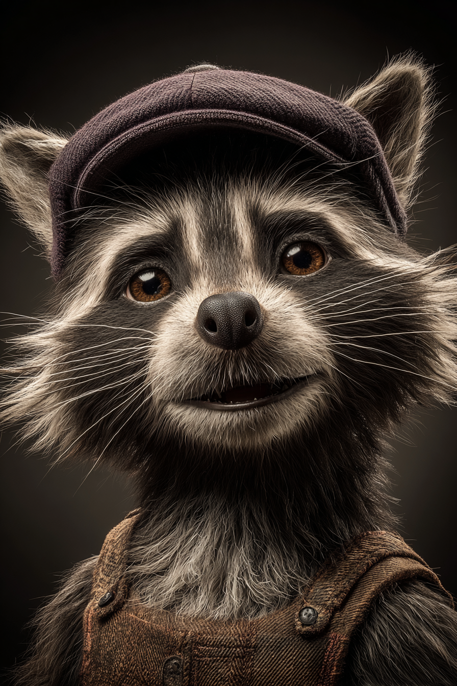 racoon-print