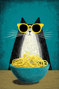 noodle-cat-print